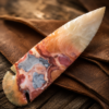 Flint Ridge Dovetail Point by Joel Robinson Stoneworks.