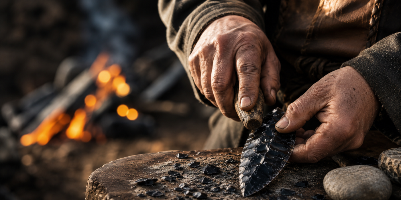 Joel Robinson Stoneworks - Flintknapped Artwork