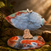 Fulton Turkey Tail in Flint Ridge Flint by Joel Robinson Stoneworks.