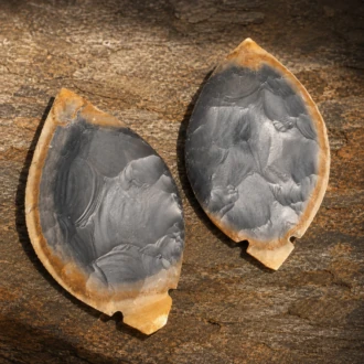 Hornstone Fulton Turkey Tails by Joel Robinson Stoneworks.