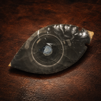 Hornstone Chert Fulton Turkey Tail by Joel Robinson Stoneworks.