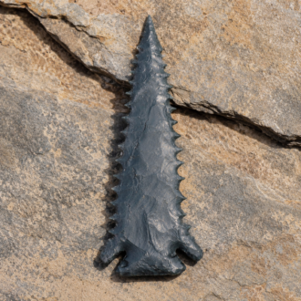 Robinson Legacy Serrated Pine Tree Spear Point by Joel Robinson Stoneworks.