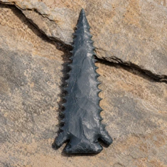 Robinson Legacy Serrated Pine Tree Spear Point by Joel Robinson Stoneworks.