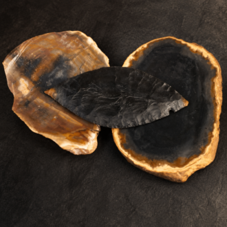 Kentucky Blue Chert Fulton Turkey Tail by Joel Robinson Stoneworks.