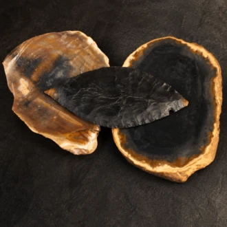 Kentucky Blue Chert Fulton Turkey Tail by Joel Robinson Stoneworks.