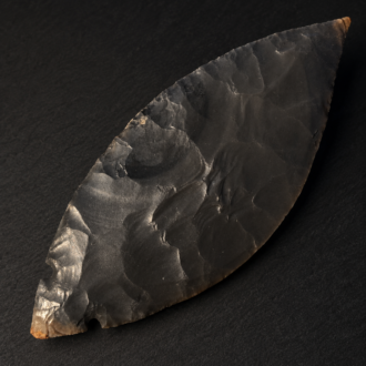 Hornstone Chert Fulton Turkey Tail by Joel Robinson Stoneworks.