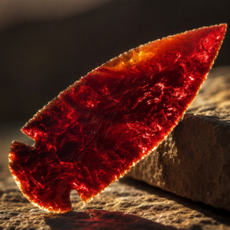 Red Glass Dovetail by Joel Robinson Stoneworks.