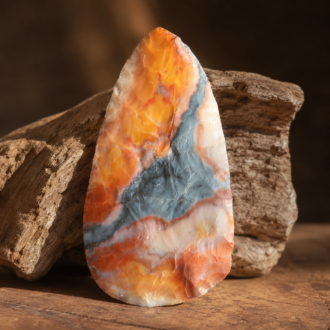 Flint Ridge Preform for Deep Notch Lost Lake Point by Joel Robinson Stoneworks.