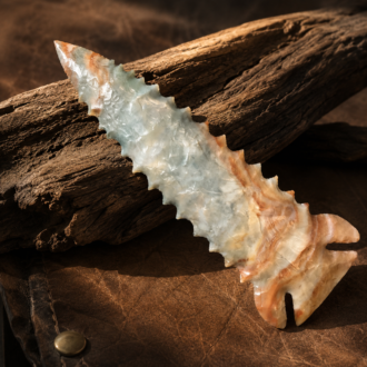 Robinson Legacy Pine Tree Point in Flint Ridge Flint by Joel Robinson Stoneworks.