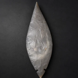 Hornstone Chert Fulton Turkey Tail by Joel Robinson Stoneworks.