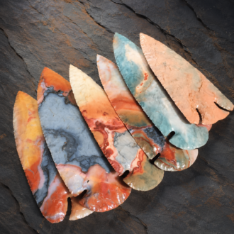 Flint Ridge Spear Point Collection by Joel Robinson Stoneworks.