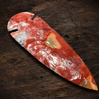 Flint Ridge Dovetail Spear Point by Joel Robinson Stoneworks.
