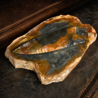 Kentucky Blue Paleo Point by Joel Robinson Stoneworks.