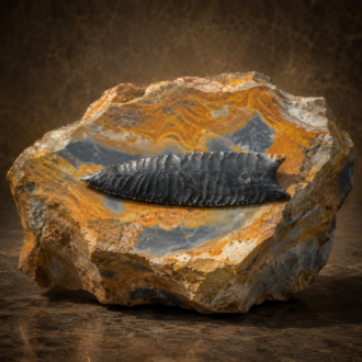 Kentucky Blue Paleo Point by Joel Robinson Stoneworks.