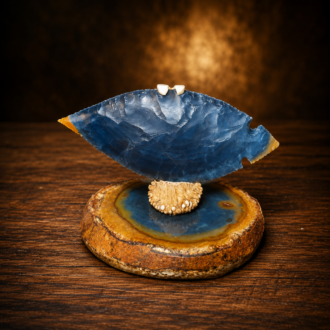 Kentucky Blue Fulton Turkey Tail by Joel Robinson Stoneworks.